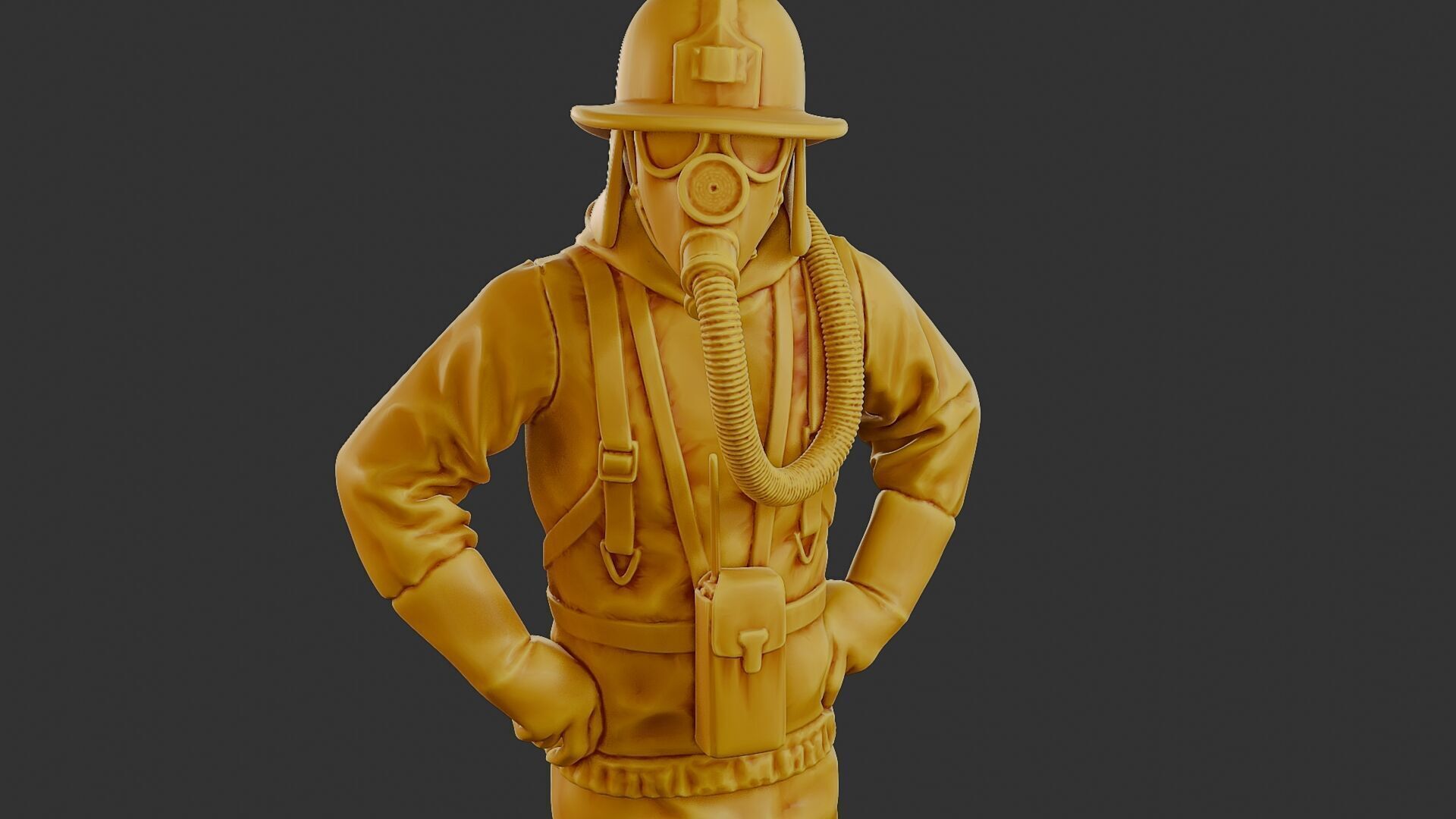 Czechoslovakian firefighter 90s 001 3D print model_19