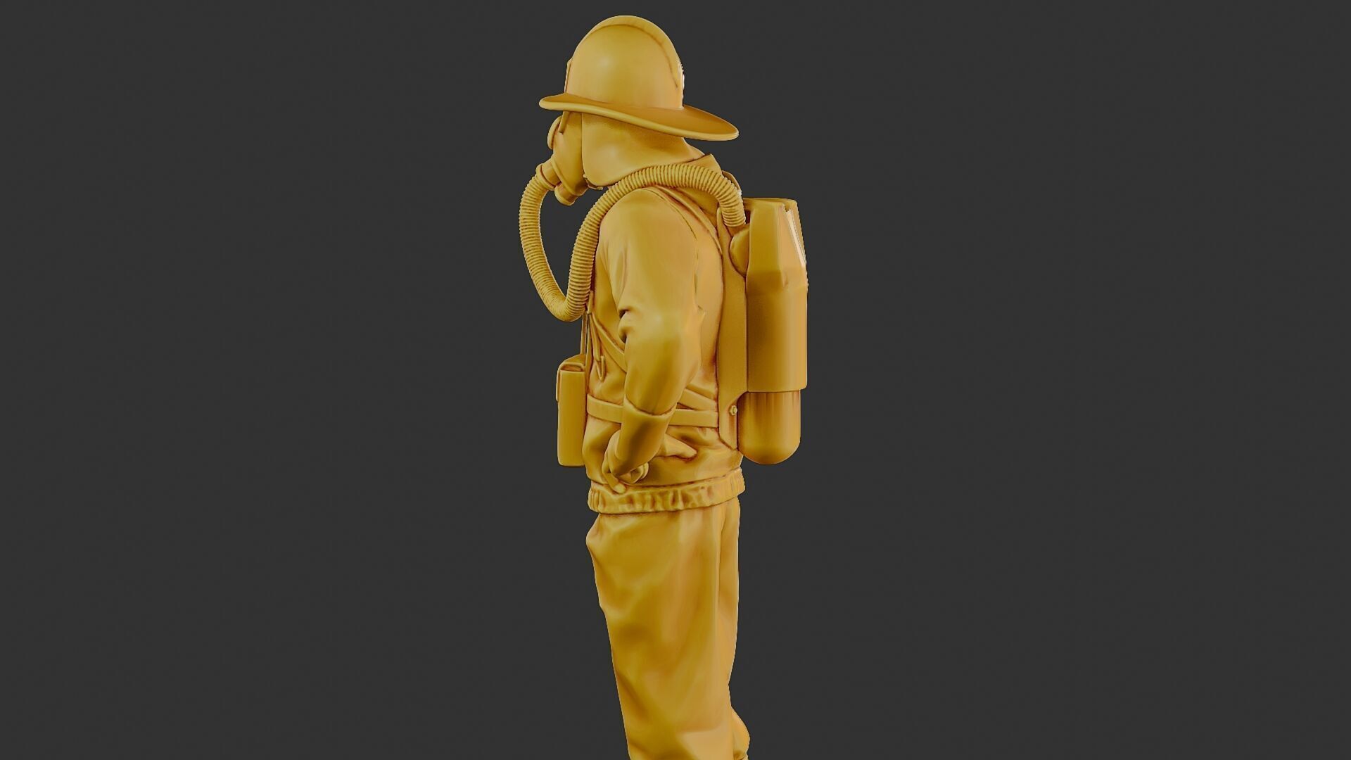 Czechoslovakian firefighter 90s 001 3D print model_26