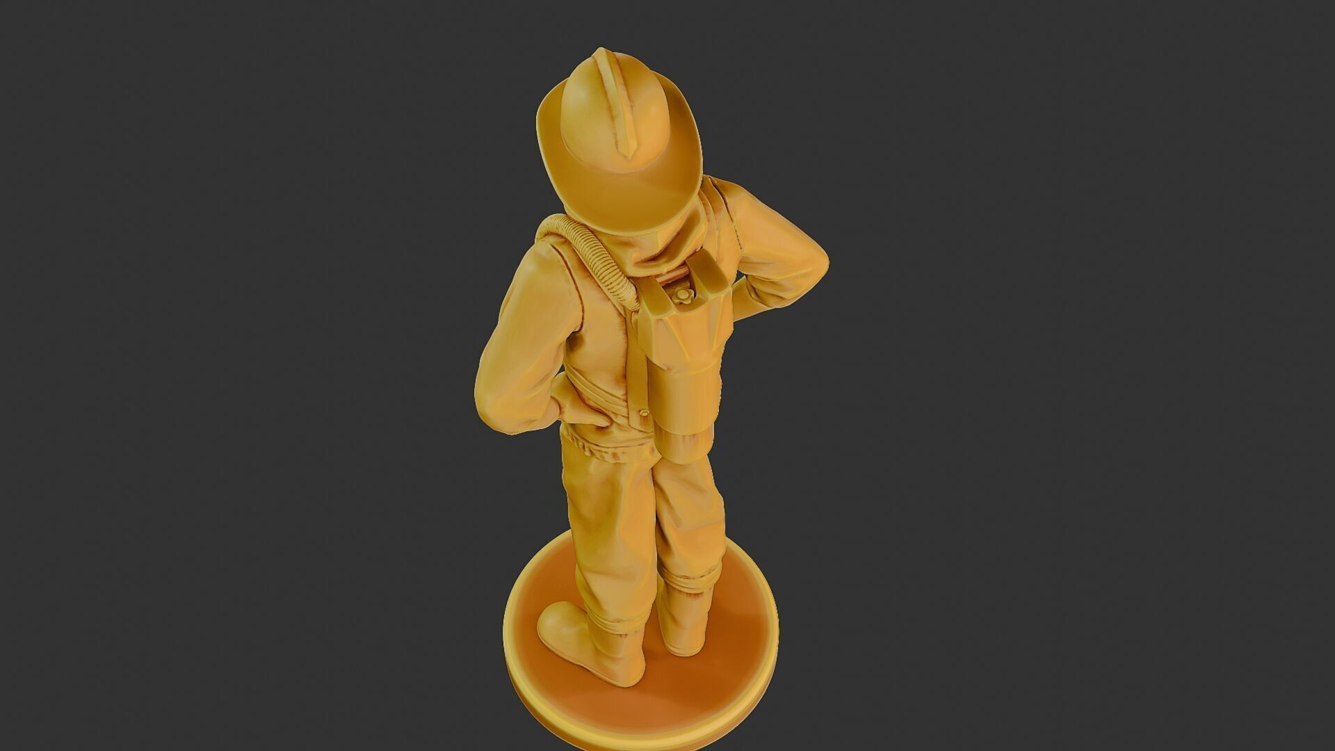 Czechoslovakian firefighter 90s 001 3D print model_15