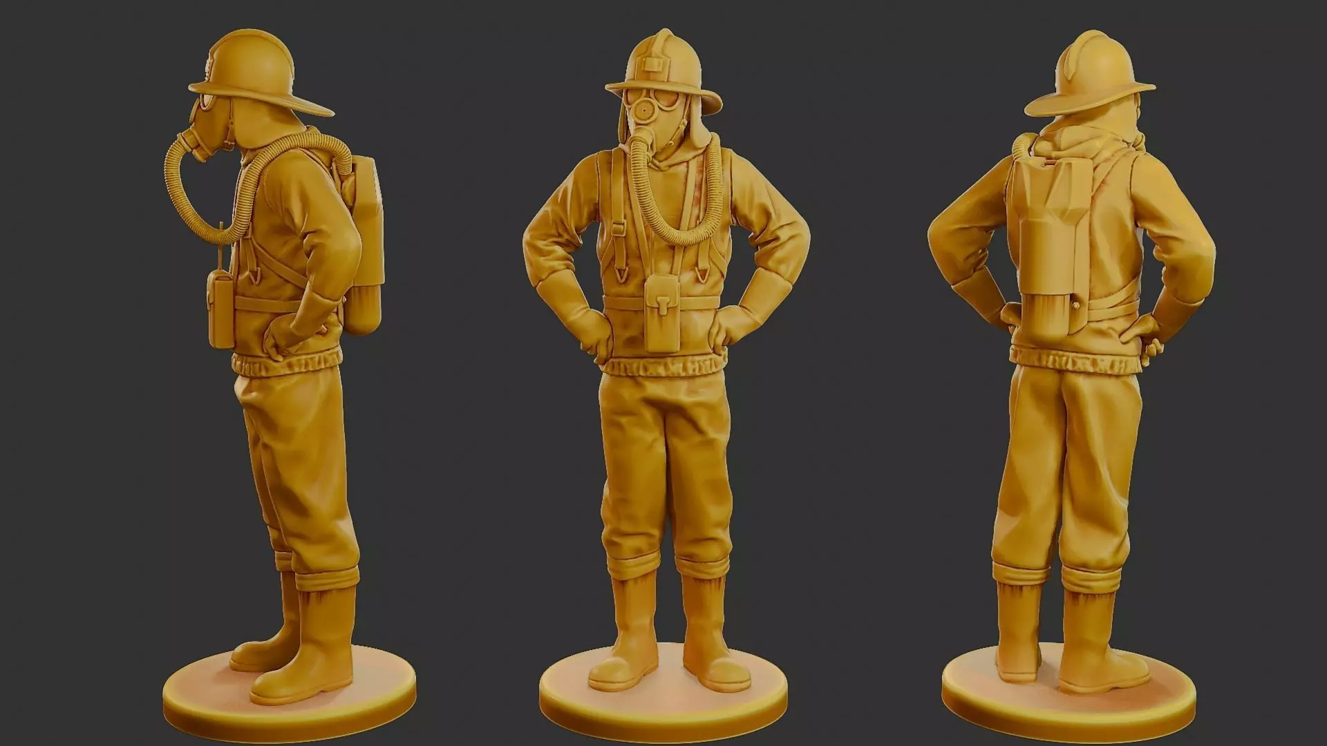 Czechoslovakian firefighter 90s 001 3D print model_0