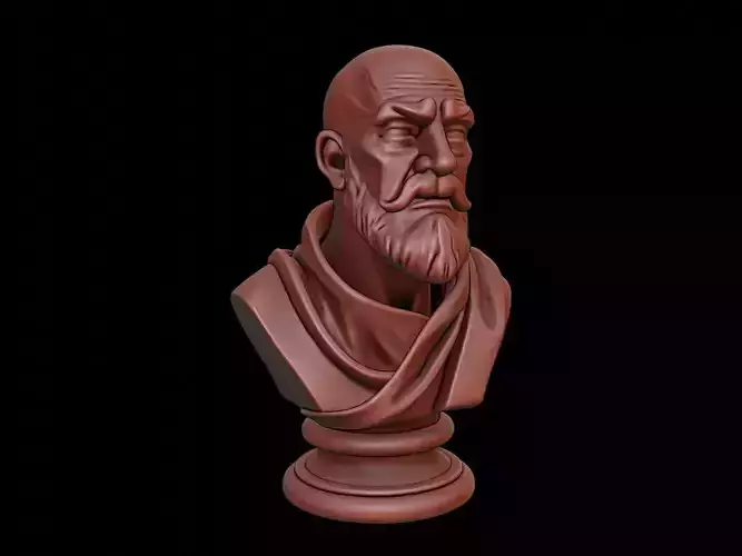 Monk Bust