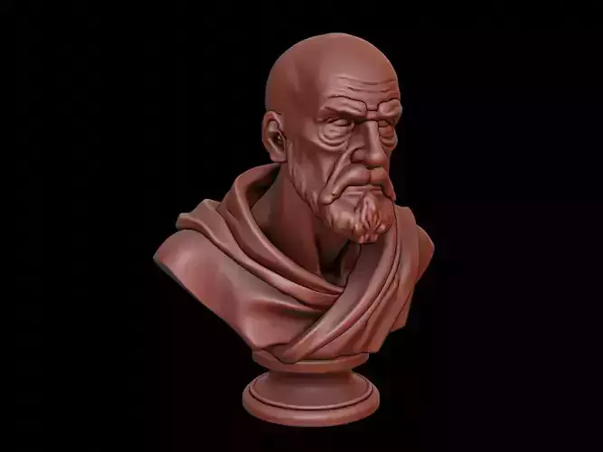 Monk Bust