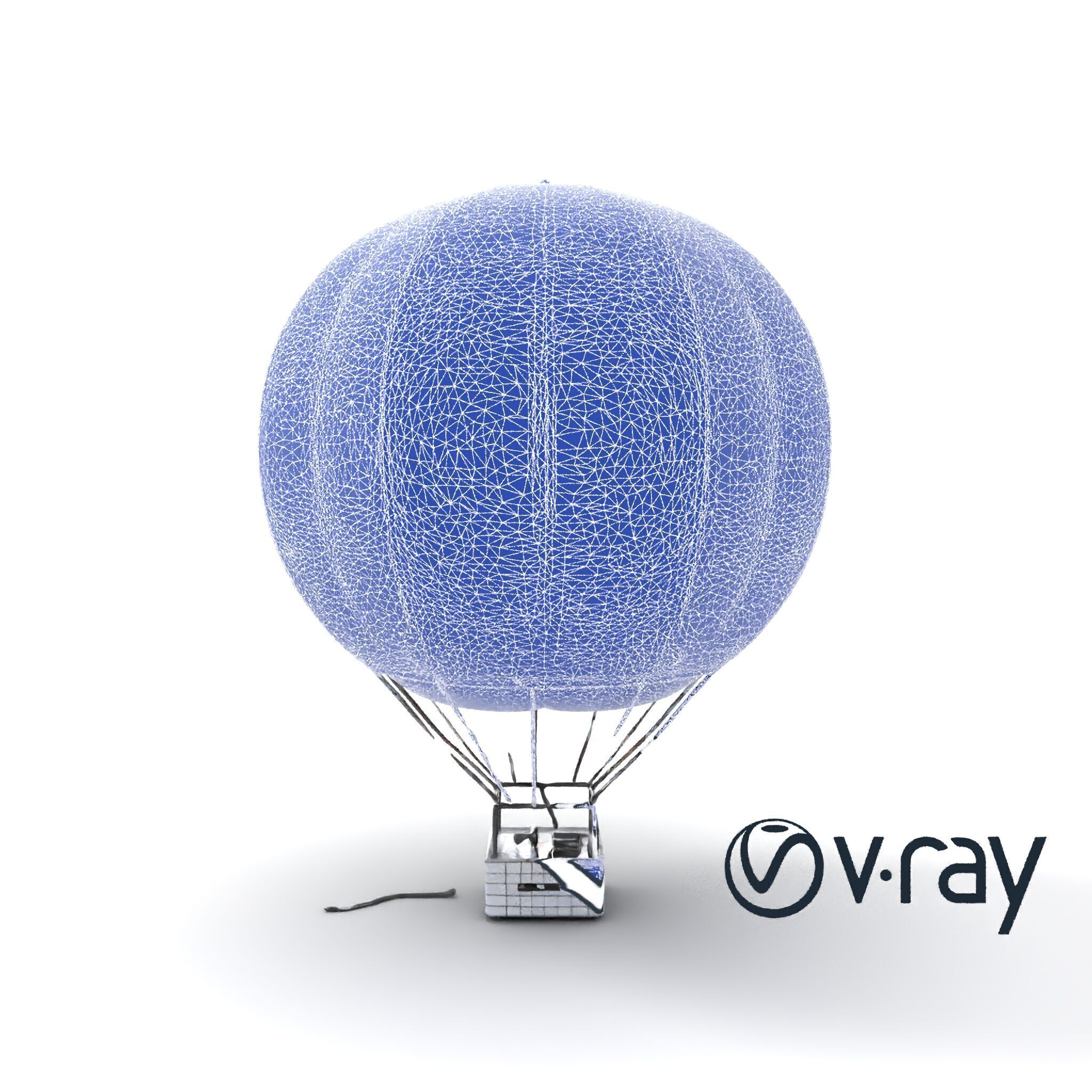 Futuristic Solar-Powered Balloon model pack Low-poly 3D model_27