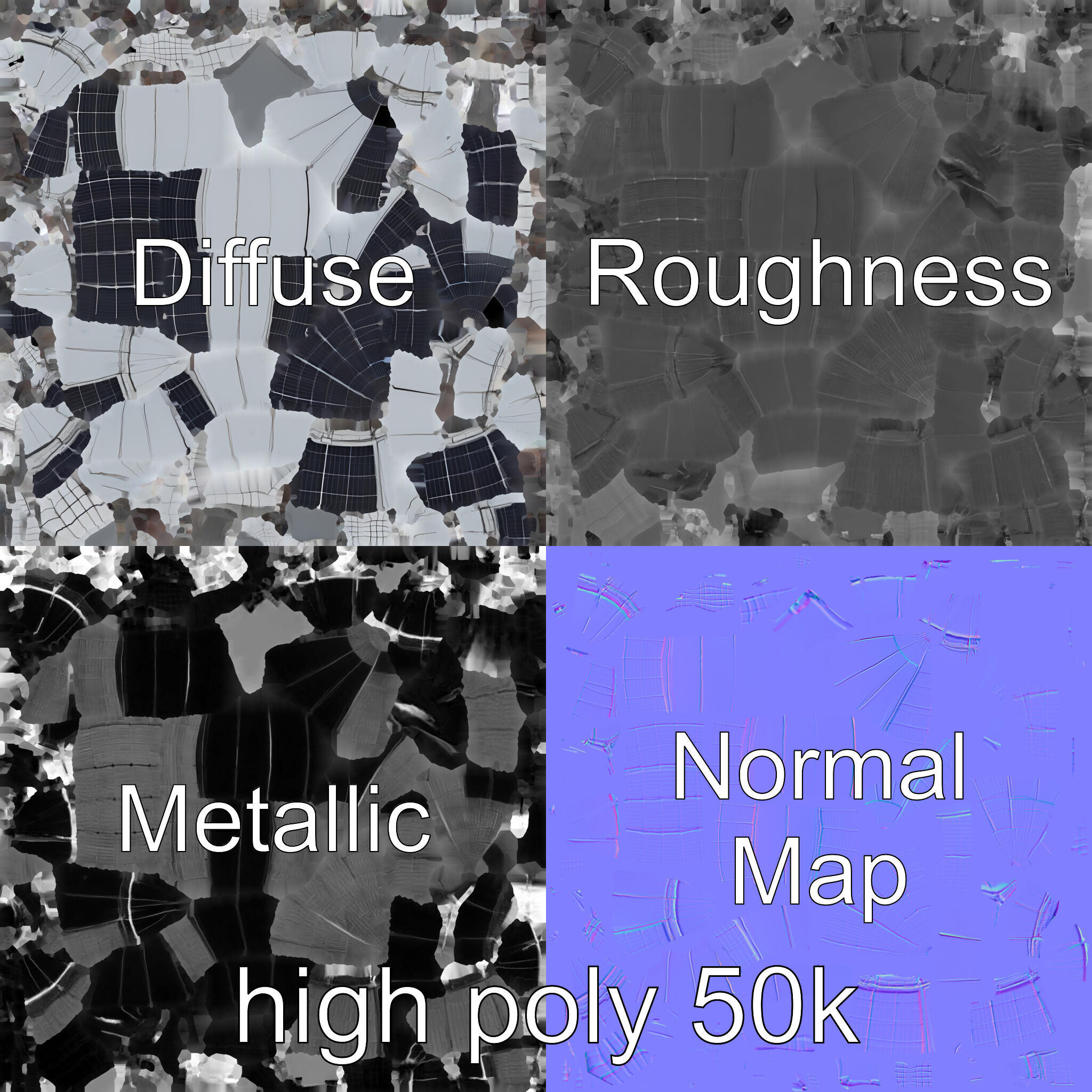 Futuristic Solar-Powered Balloon model pack Low-poly 3D model_1