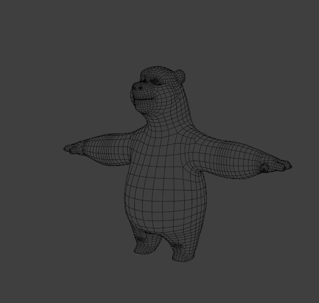Panda 3D Model Rigged Textured Low-poly 3D model_12