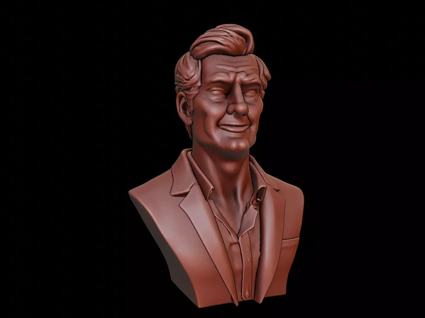 Musician Bust 3D print model