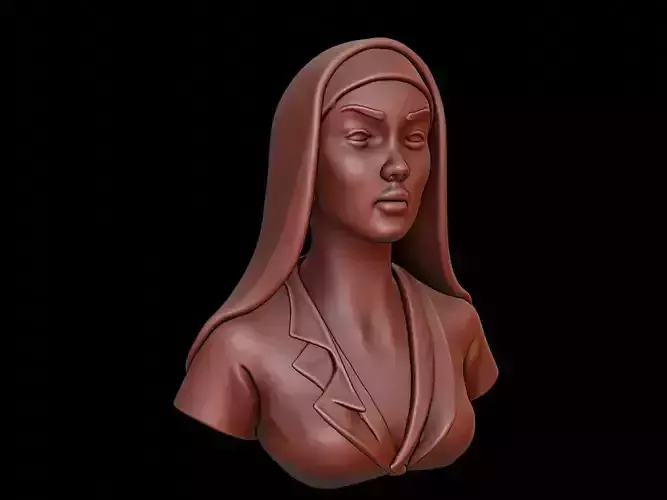 Nun Bust