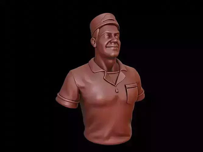Nurse Man Bust