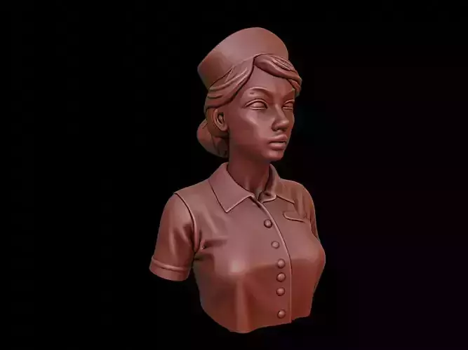 Nurse woman Bust