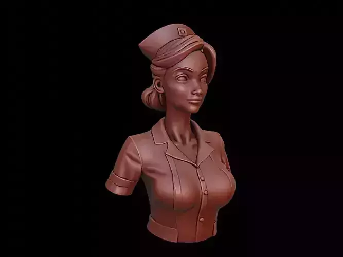 Nurse woman Bust