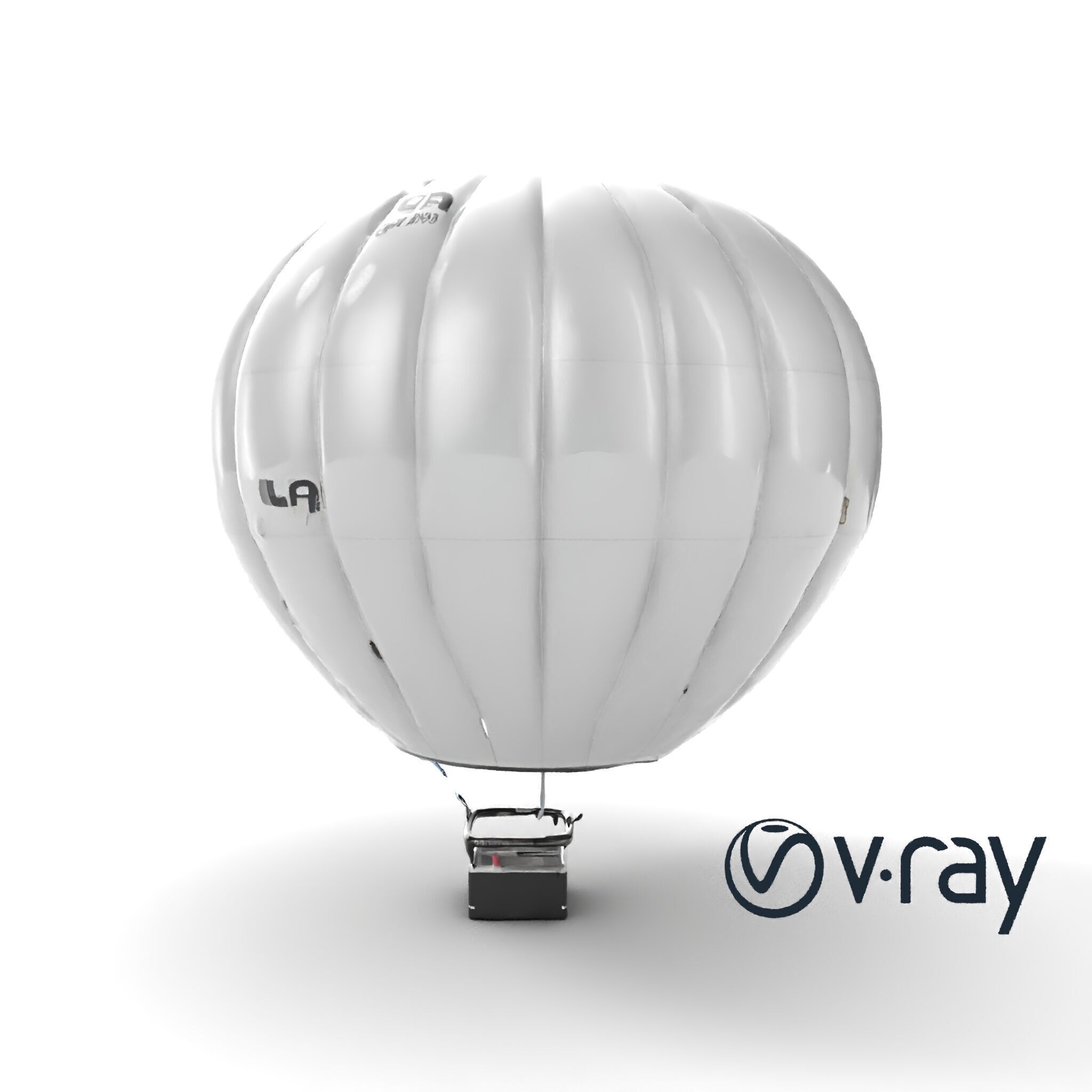 Modern High-Altitude Balloon 3D model pack Low-poly 3D model_22