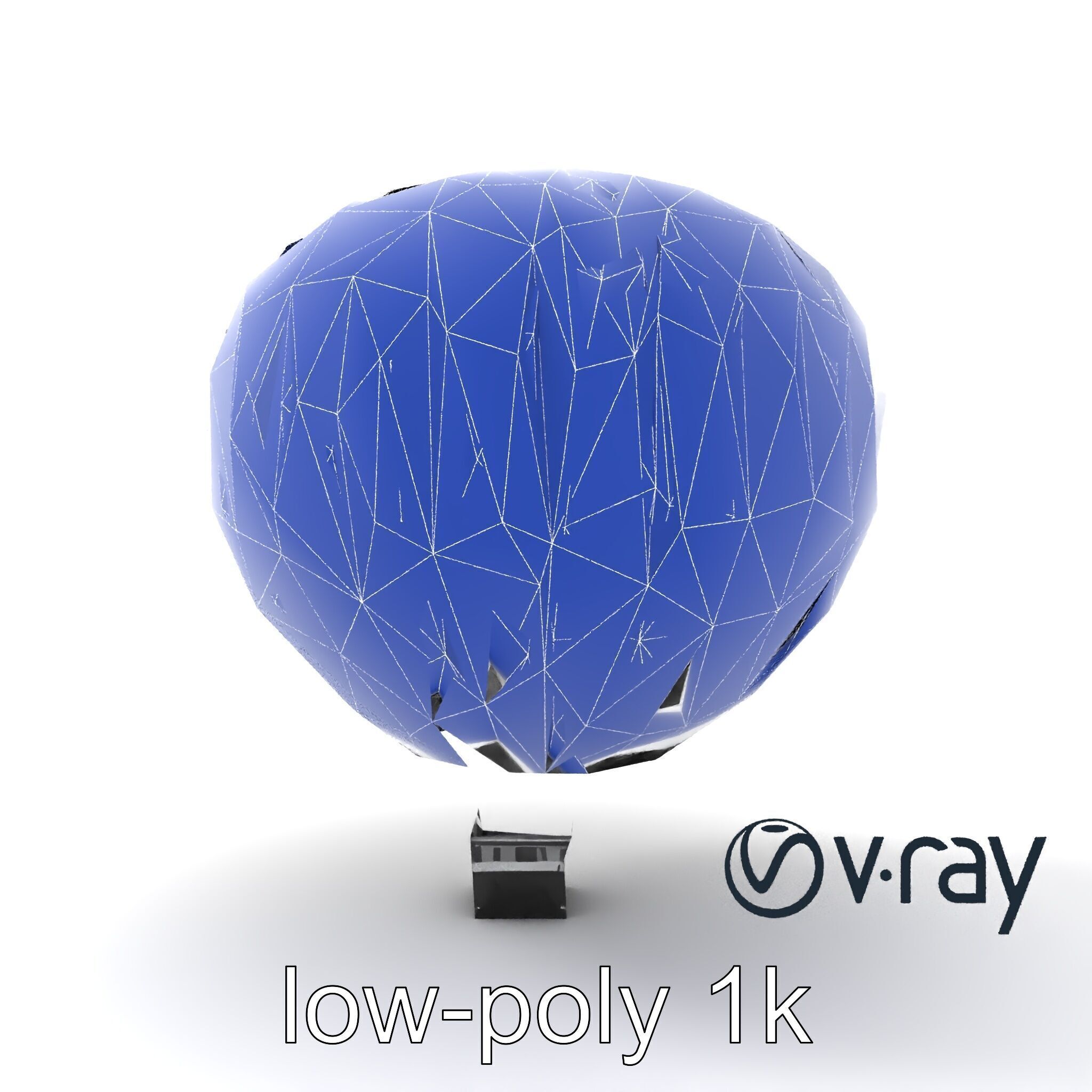 Modern High-Altitude Balloon 3D model pack Low-poly 3D model_18