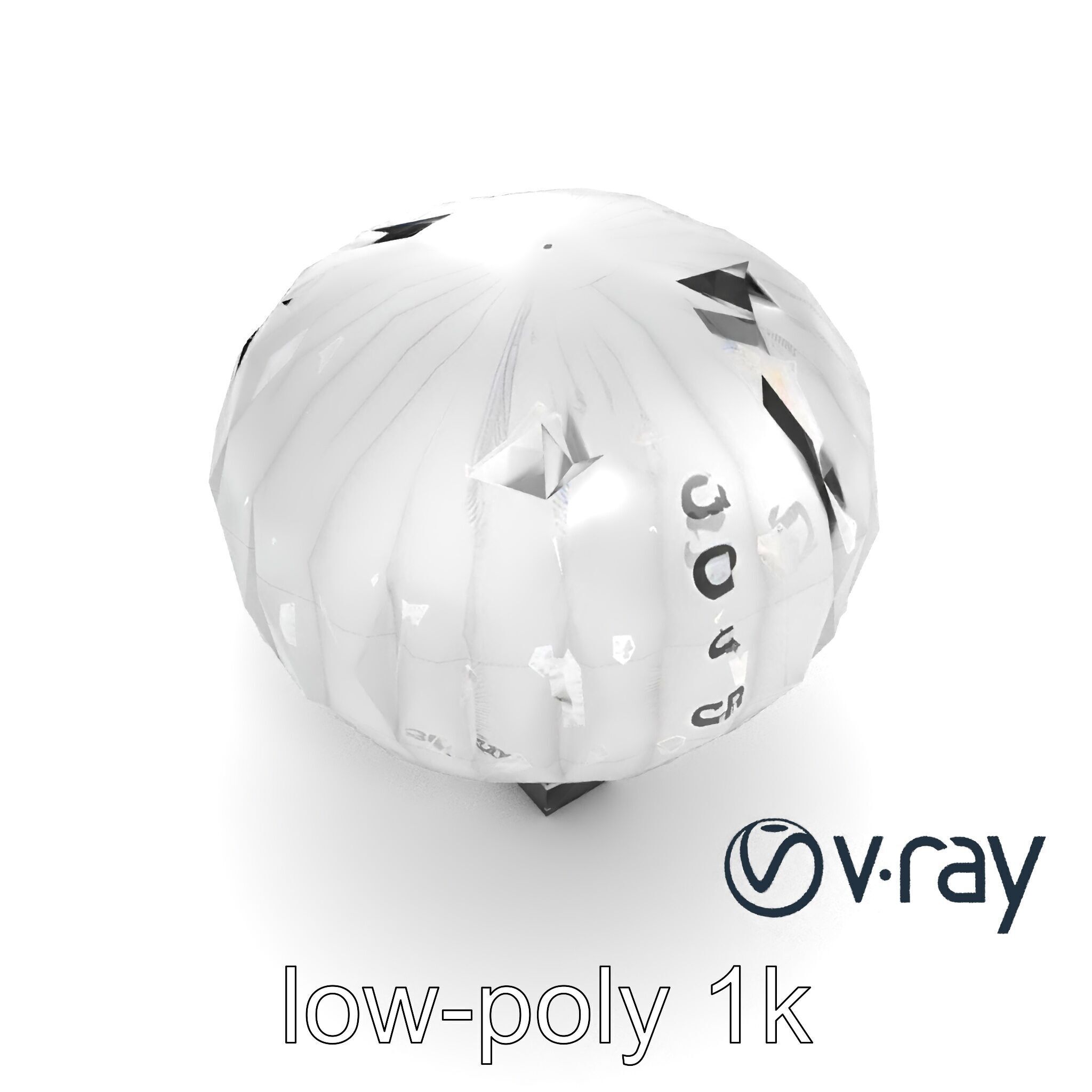 Modern High-Altitude Balloon 3D model pack Low-poly 3D model_8