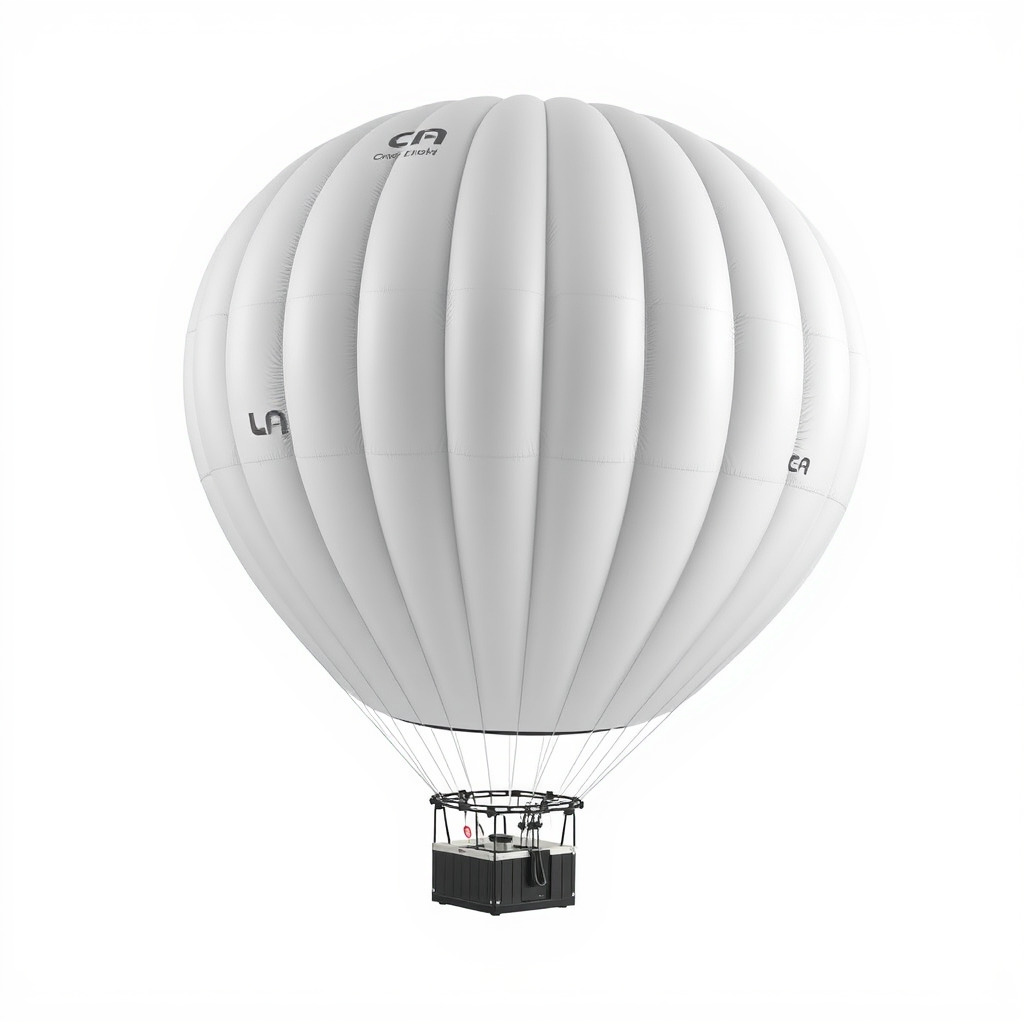 Modern High-Altitude Balloon 3D model pack Low-poly 3D model_3