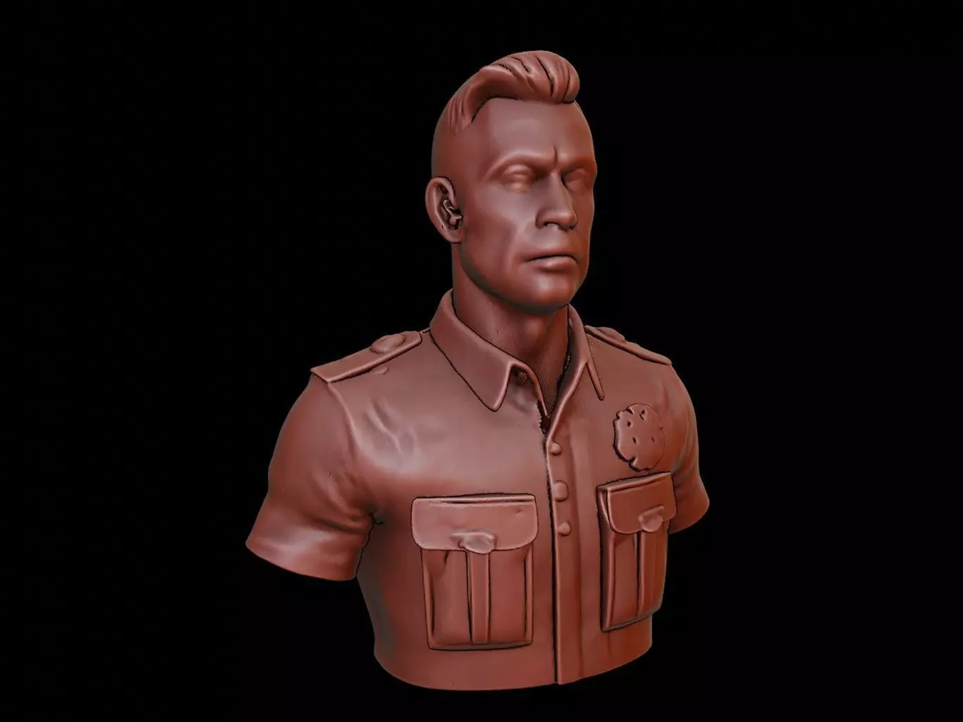 Paramedic Bust 3D print model
