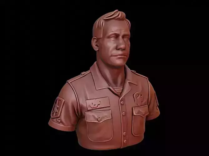Paramedic Bust 3D print model