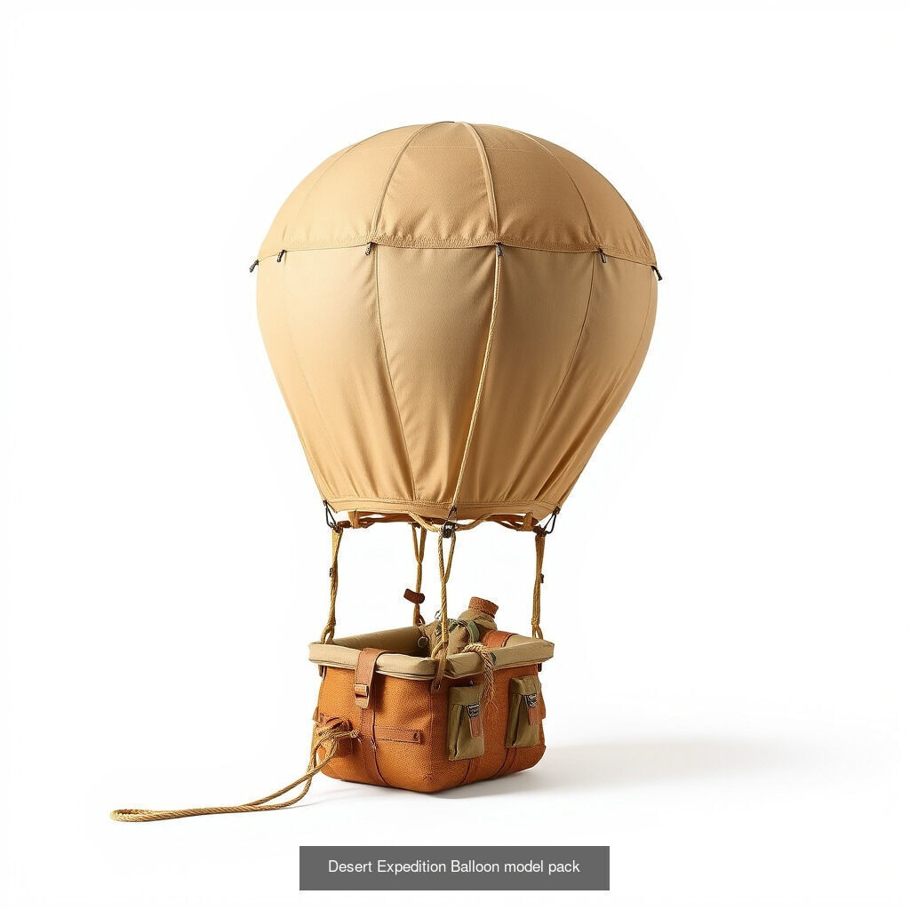 Diverse Balloon Models Pack 3D Model Collection_7