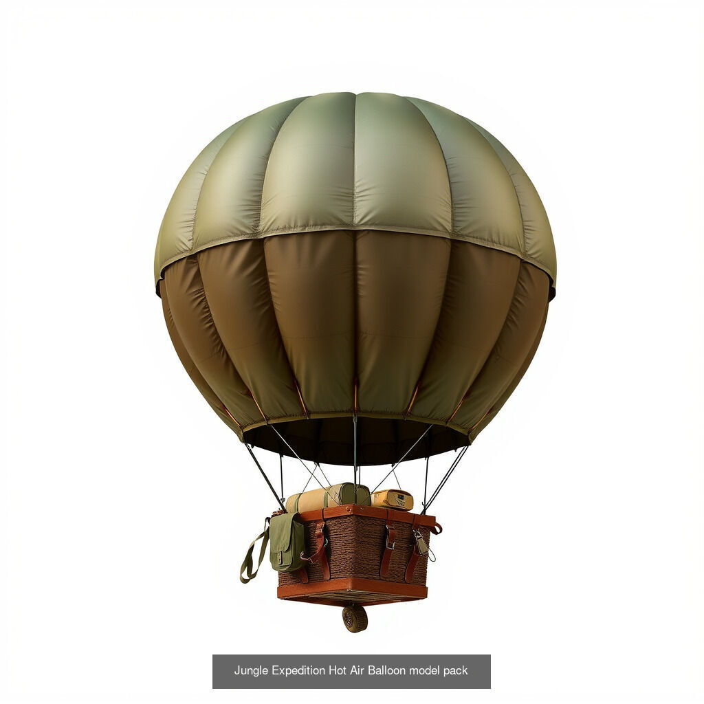Diverse Balloon Models Pack 3D Model Collection_1