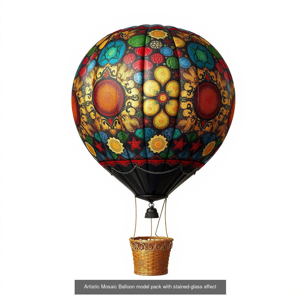 Diverse Balloon Models Pack 3D Model Collection_5