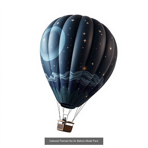 Diverse Balloon Models Pack 3D Model Collection