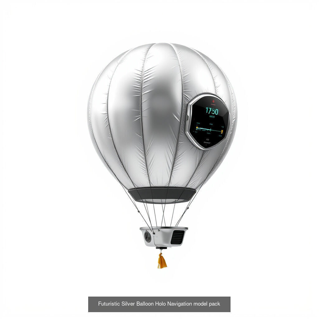 Diverse Balloon Models Pack 3D Model Collection_8