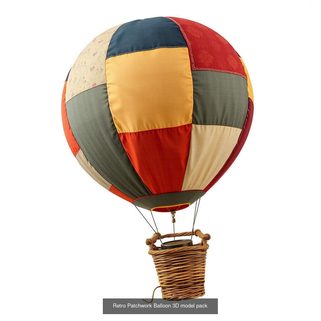 Diverse Balloon Models Pack 3D Model Collection_9