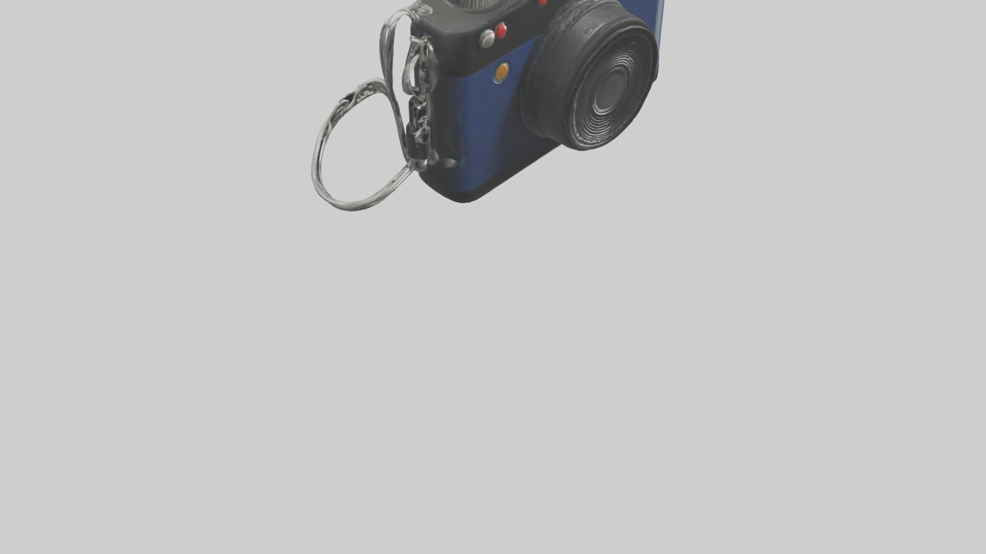 Camera keychain model Low-poly 3D model_6