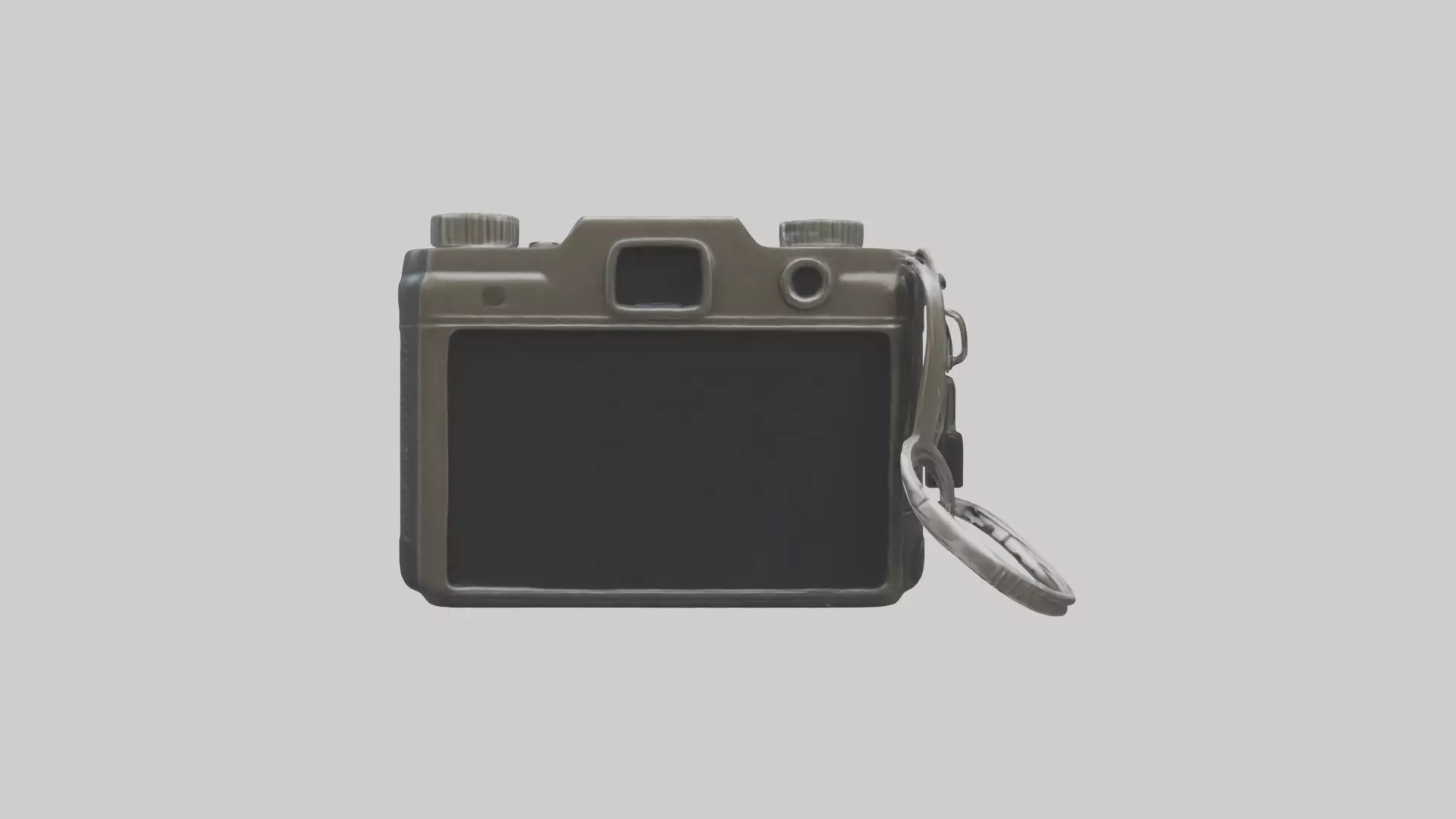 Camera keychain model Low-poly 3D model_0