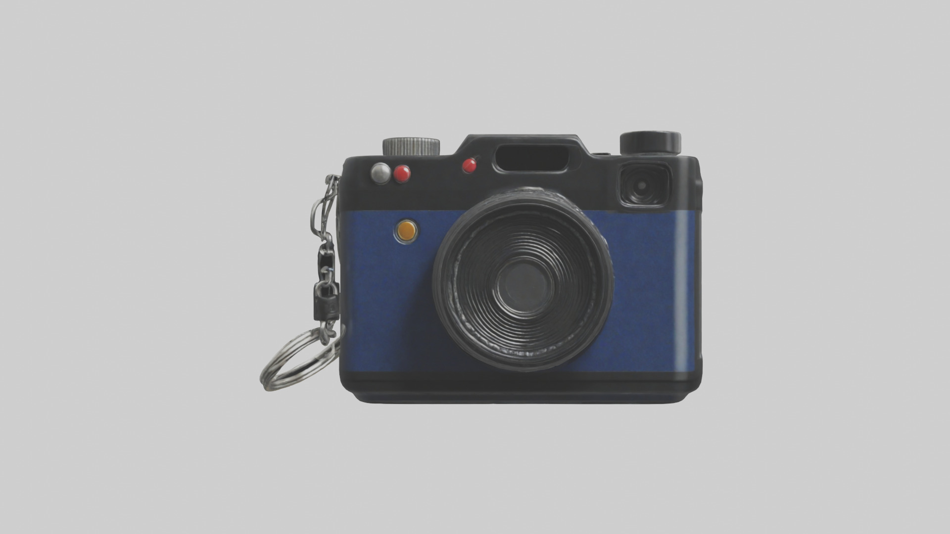 Camera keychain model Low-poly 3D model_10