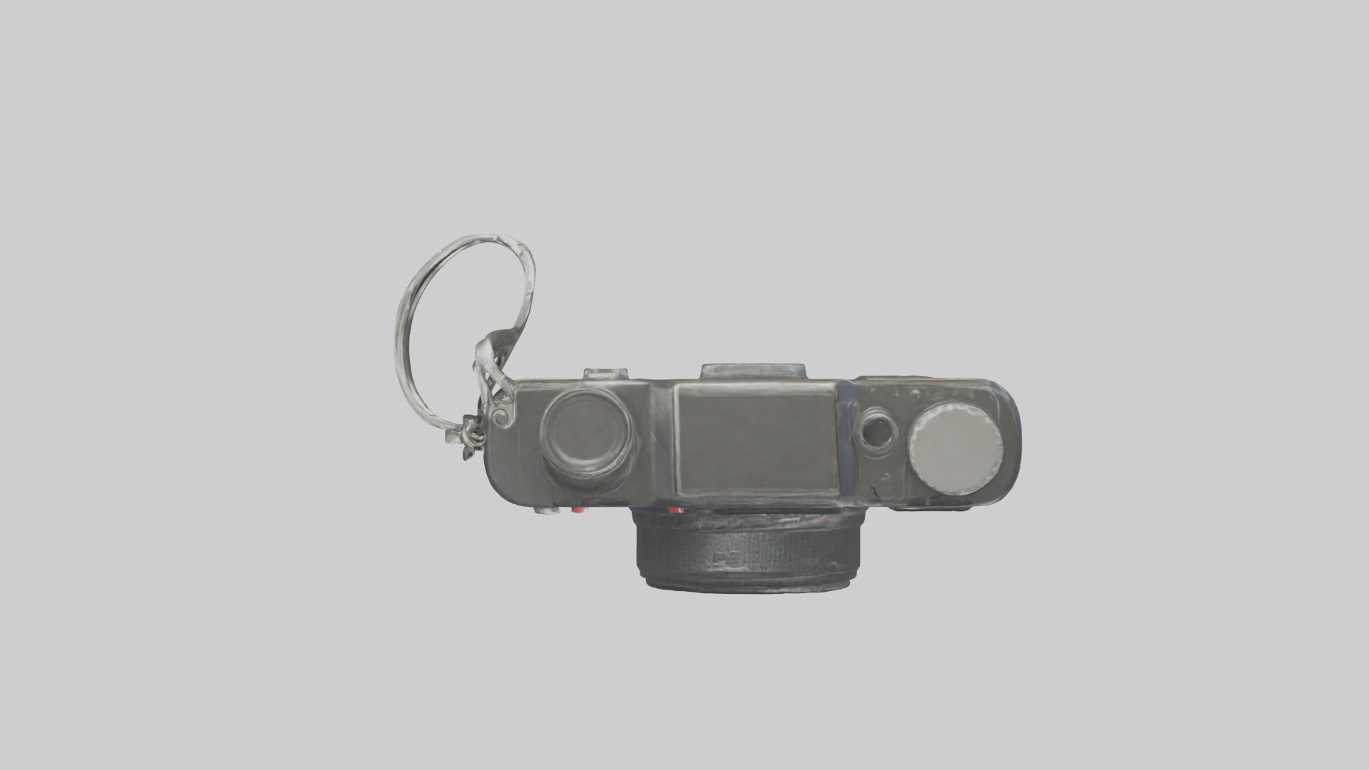 Camera keychain model Low-poly 3D model_24