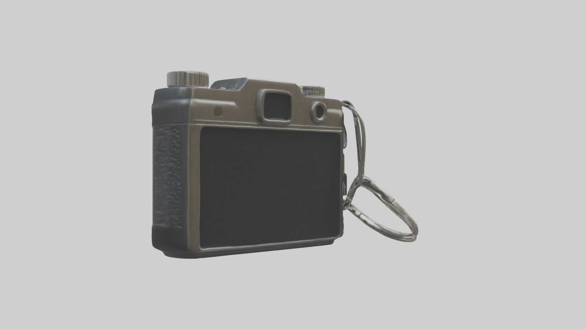 Camera keychain model Low-poly 3D model_1