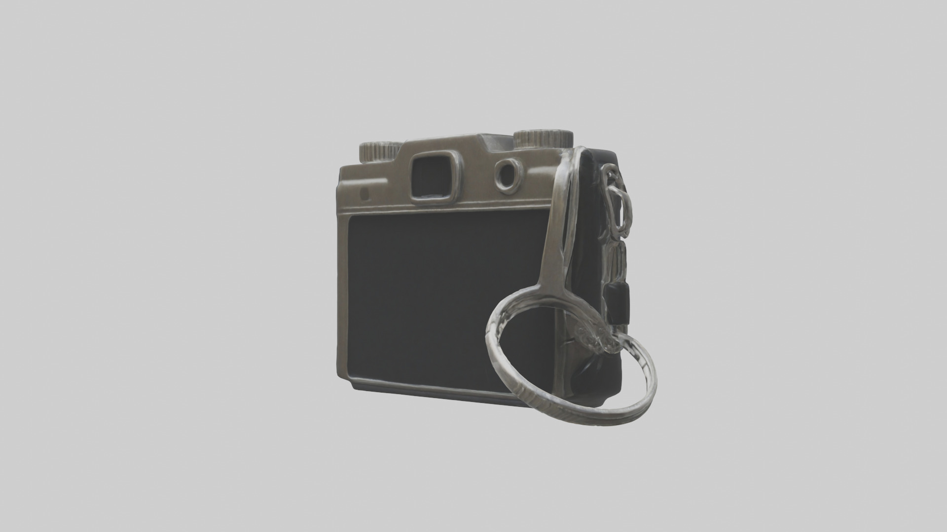 Camera keychain model Low-poly 3D model_2