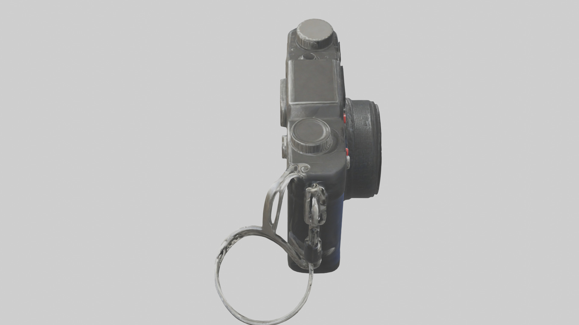 Camera keychain model Low-poly 3D model_28