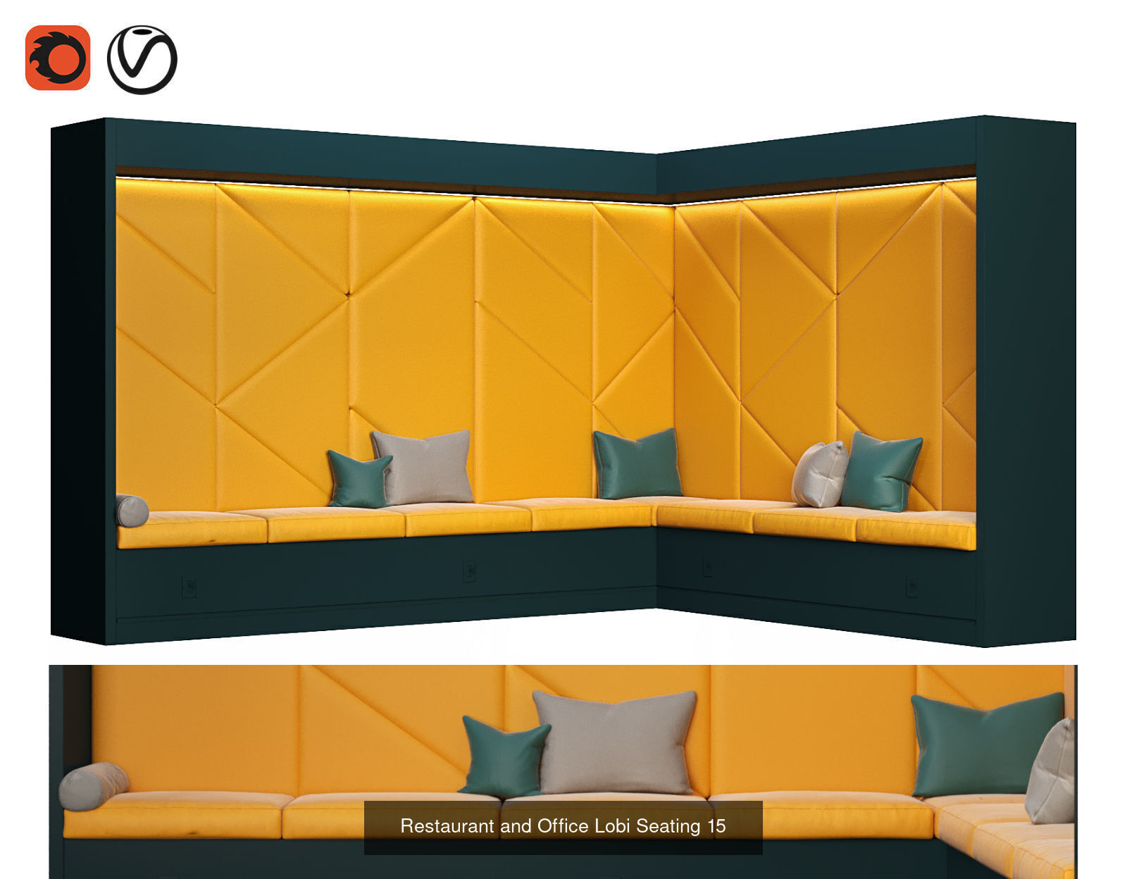 Premium Soft Seating Collection 01 for Restaurants And Offices   _9