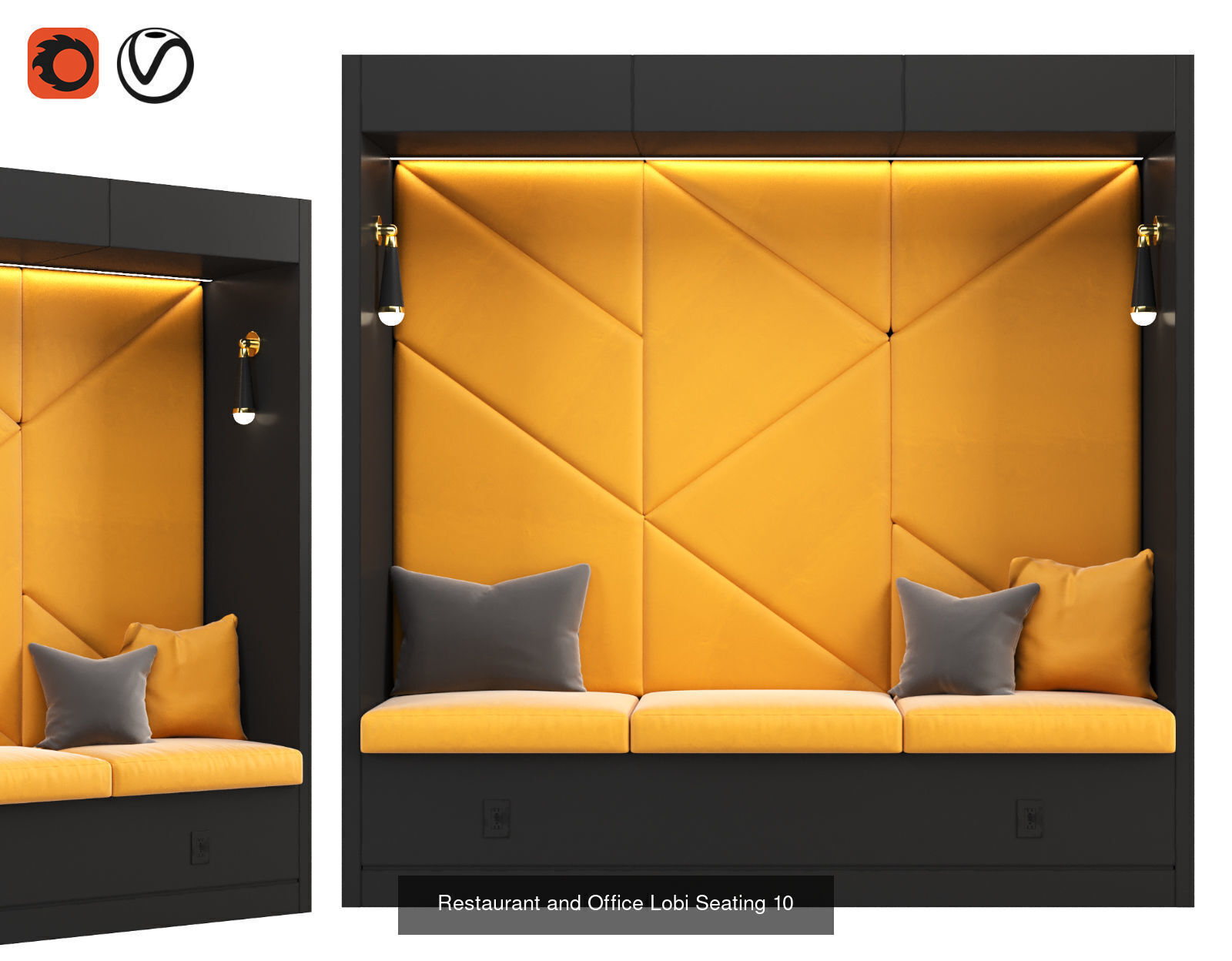 Premium Soft Seating Collection 01 for Restaurants And Offices   _4