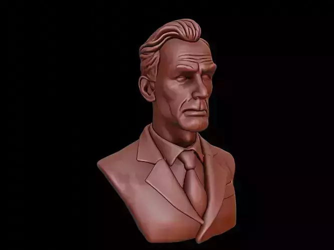 Physicist Bust 3D print model
