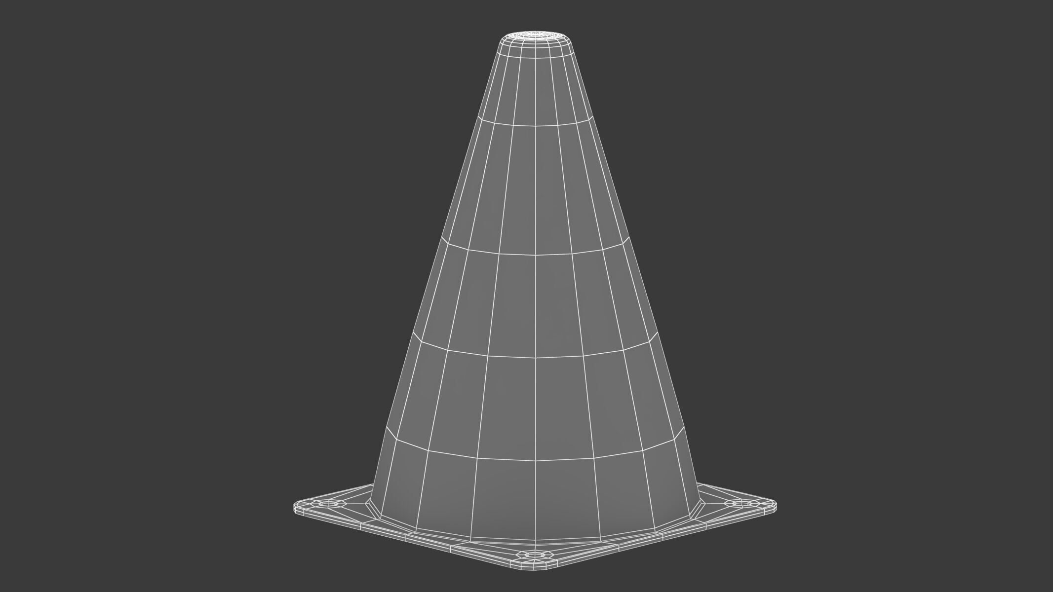 Athletics Breakline Cone 3D model_5