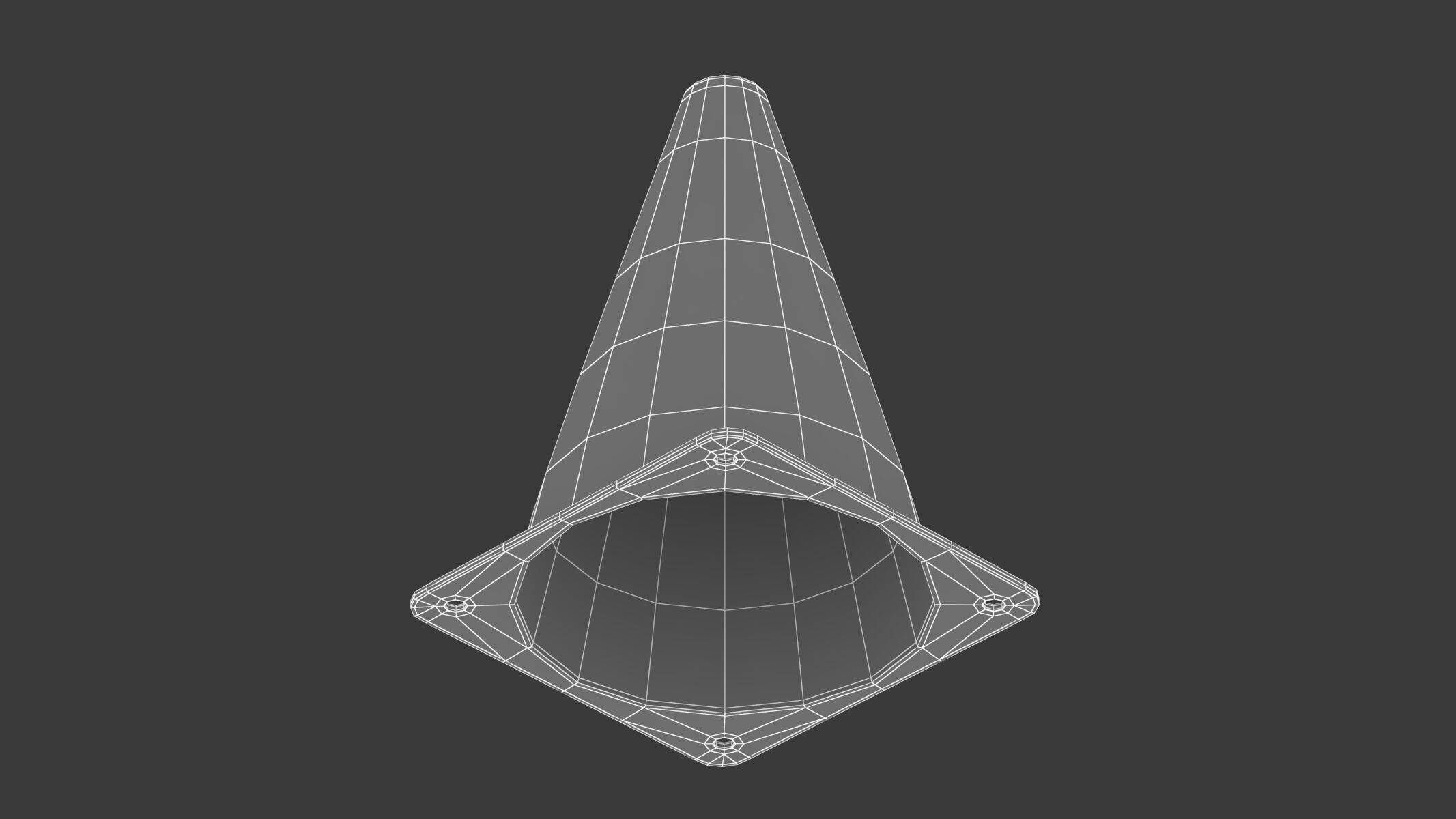 Athletics Breakline Cone 3D model_7