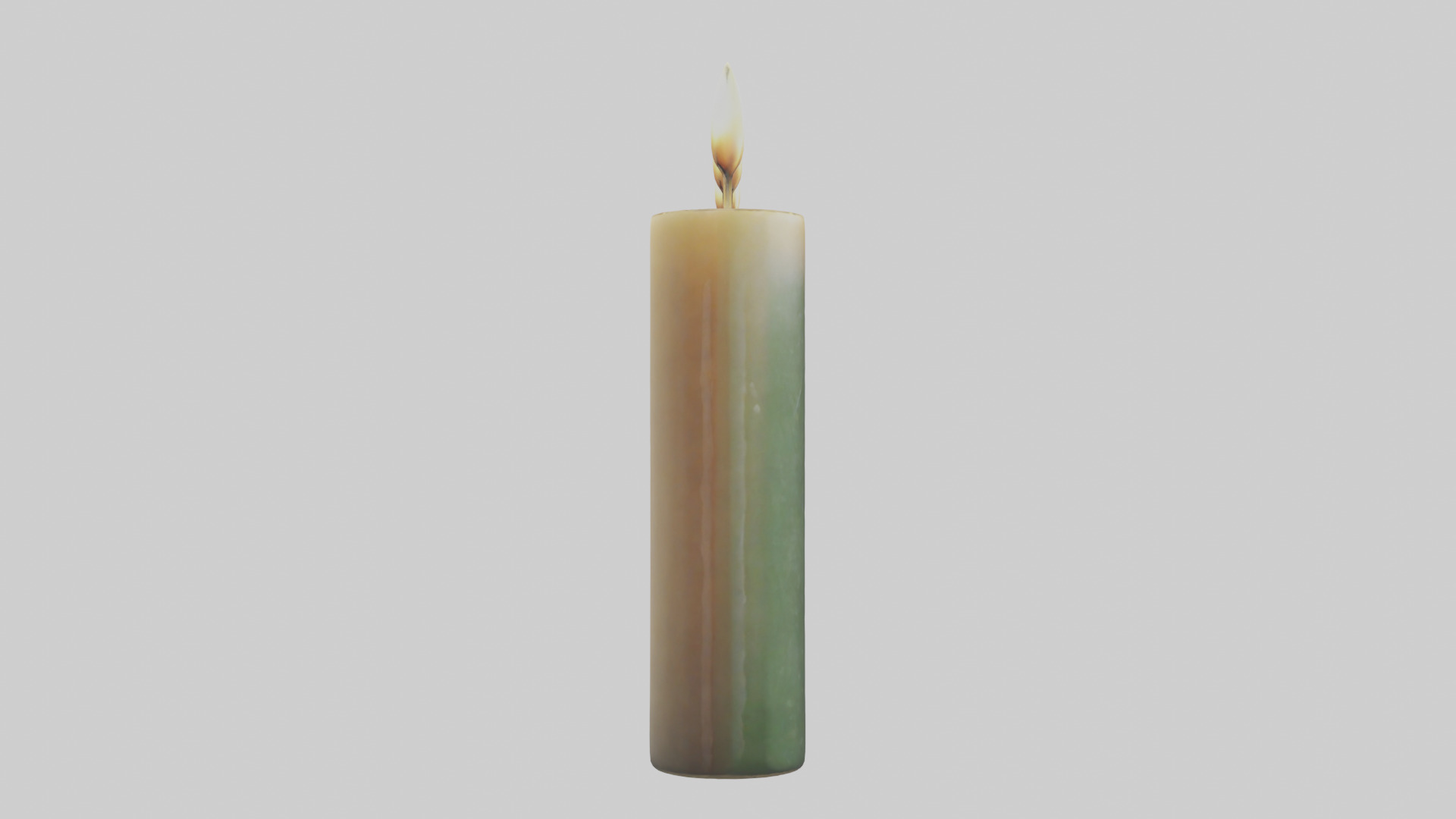 Candles model Low-poly 3D model_23