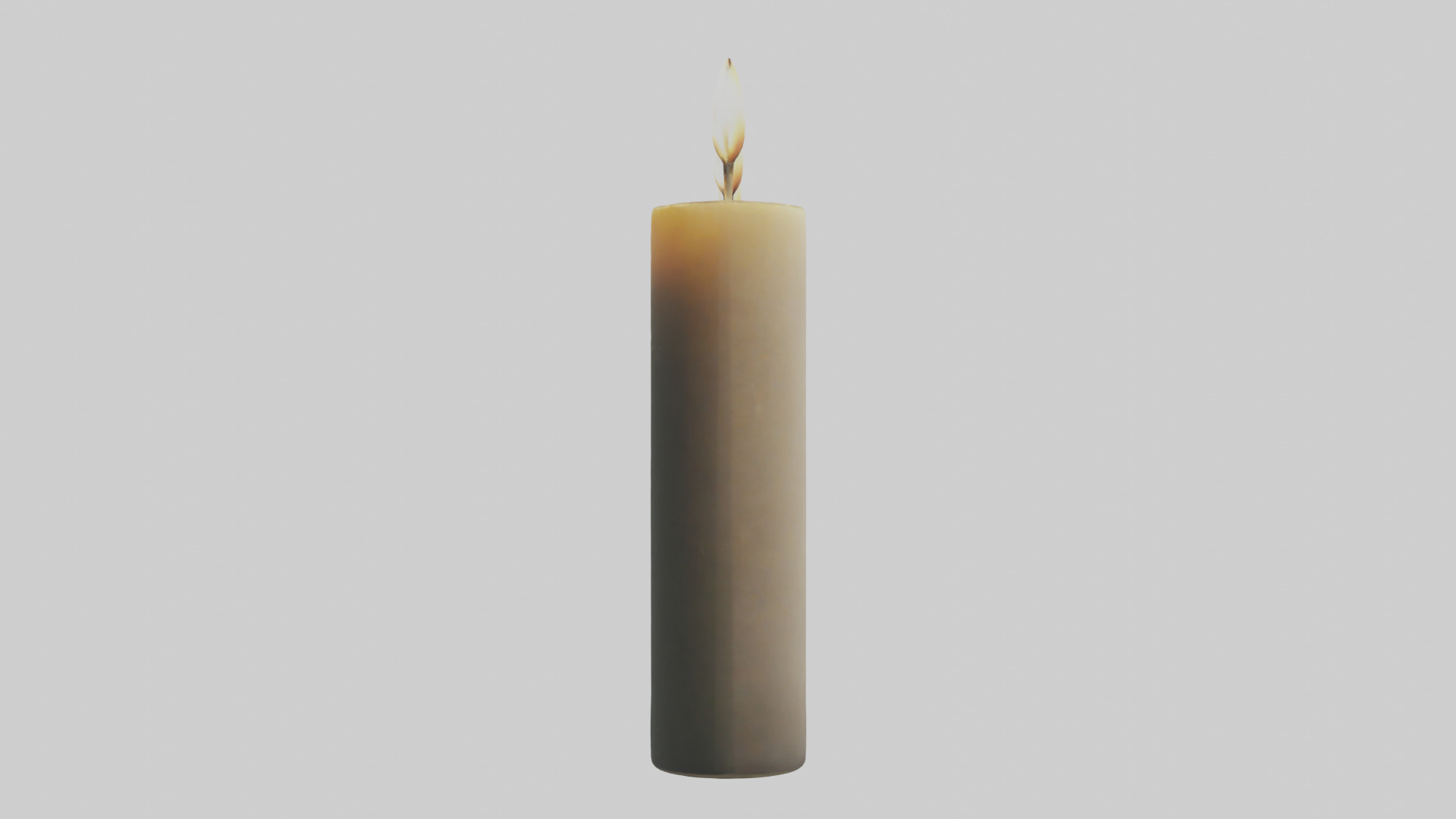 Candles model Low-poly 3D model_22