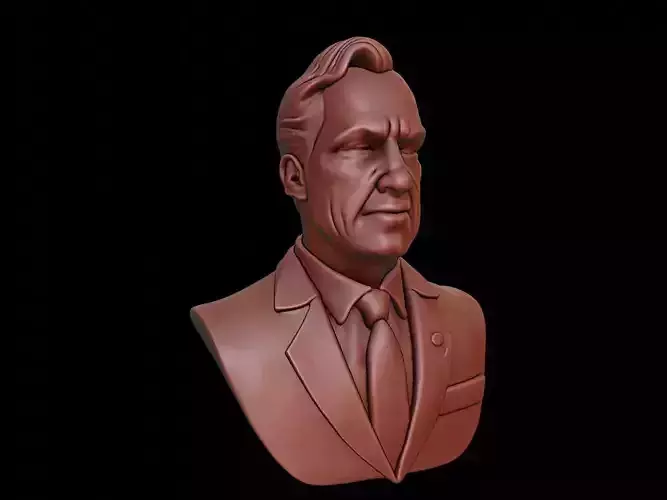 Politician Bust 3D print model