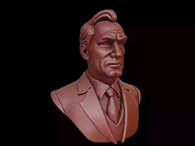 Politician Bust 3D print model