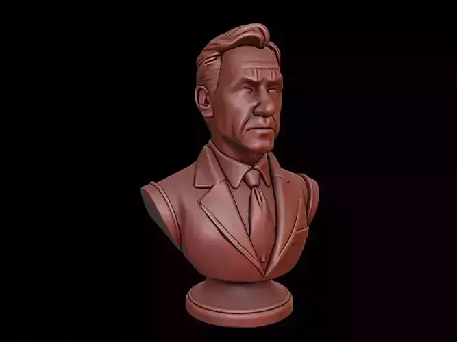 Politician Bust 3D print model