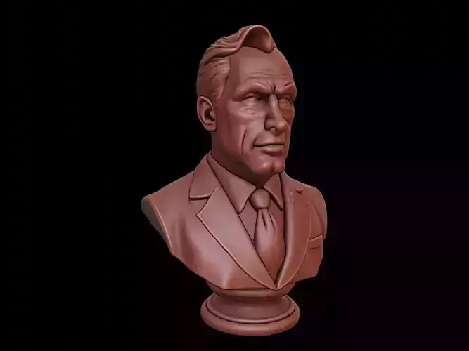 Politician Bust 3D print model