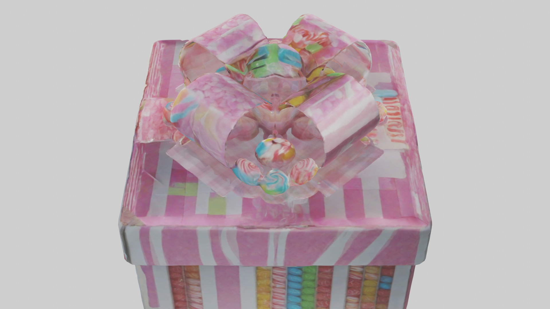 Candy Box model Low-poly 3D model_27