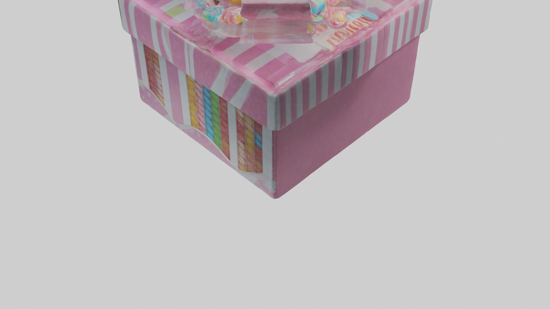 Candy Box model Low-poly 3D model_3