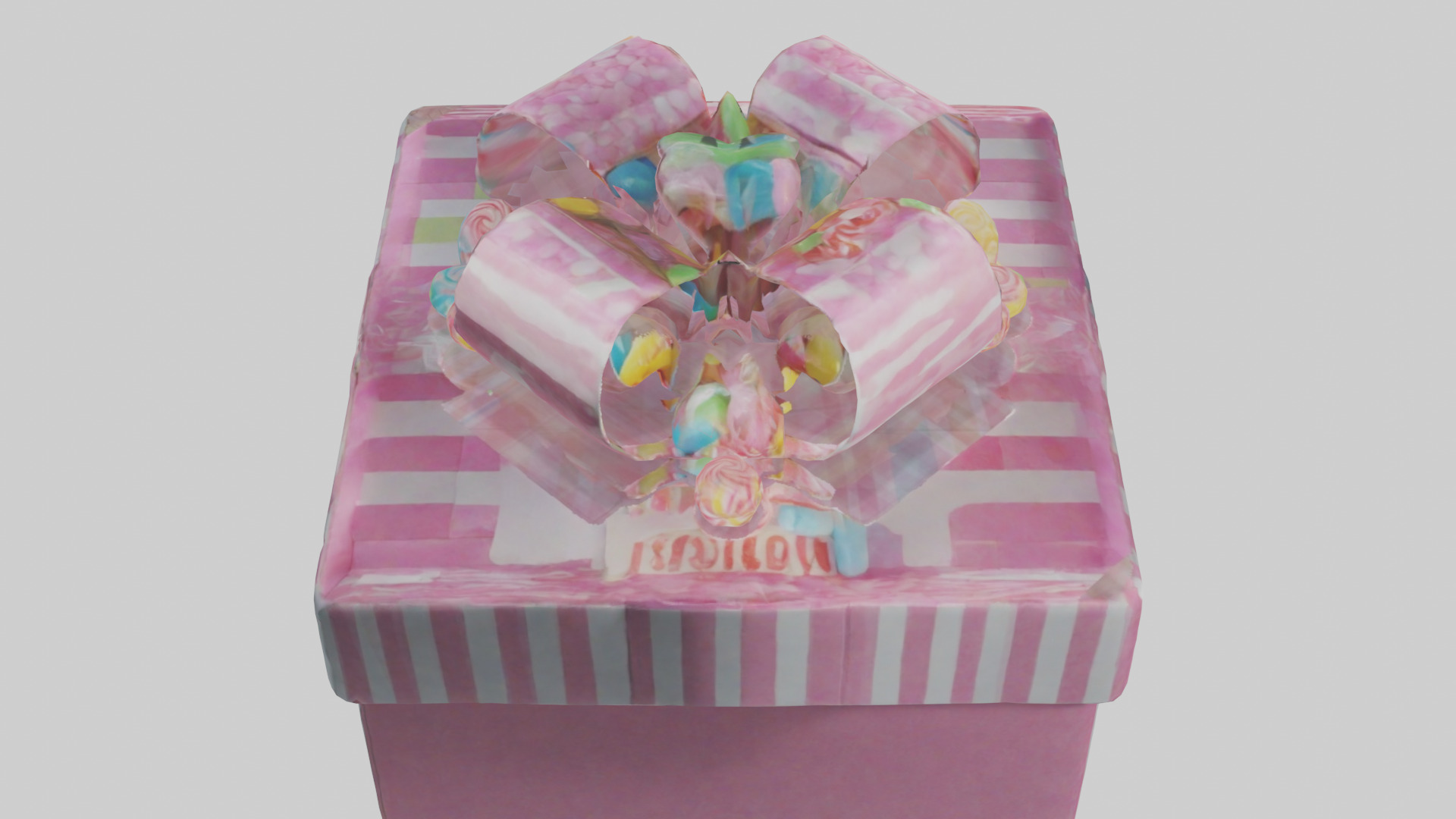 Candy Box model Low-poly 3D model_25