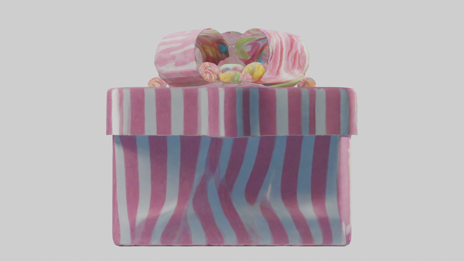 Candy Box model Low-poly 3D model_23