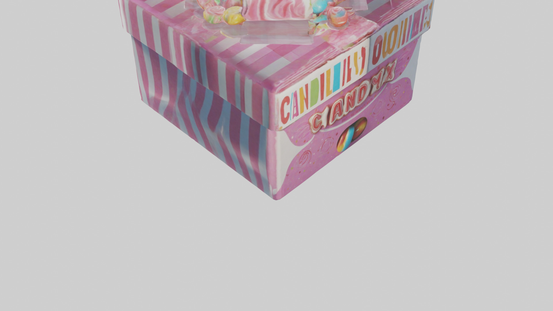 Candy Box model Low-poly 3D model_6