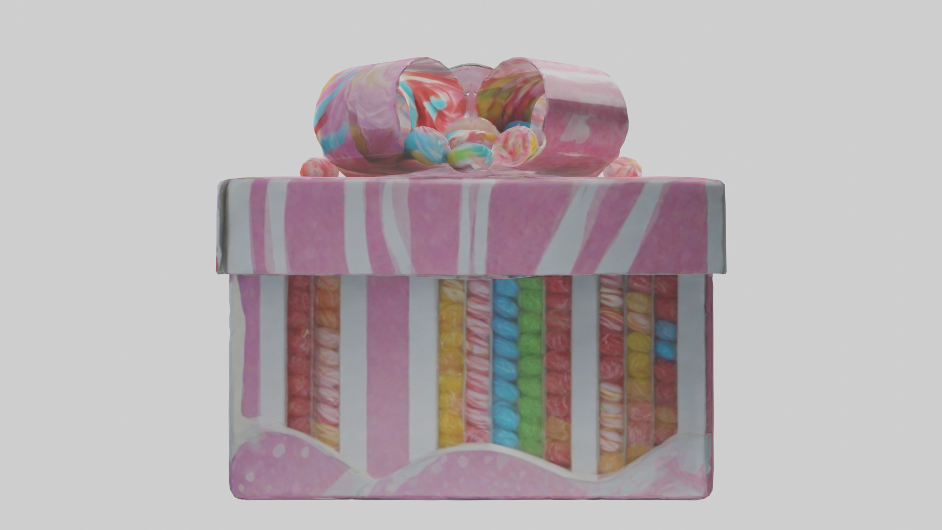 Candy Box model Low-poly 3D model_22